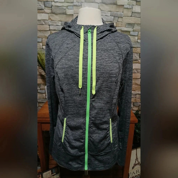 Lukka XL Women’s Track Jacket‎ Full Zip Hooded Athletic Performance - Picture 1 of 4